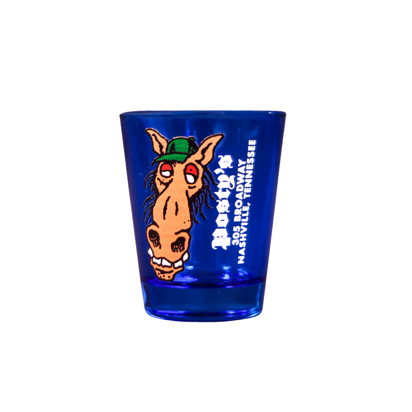 Posty's Blue Shot Glass