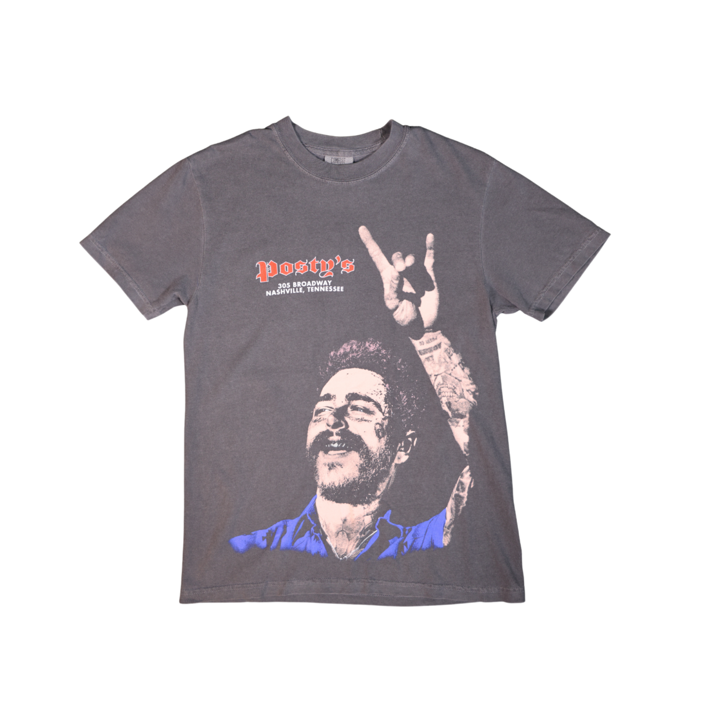 PM Grey Face Tee