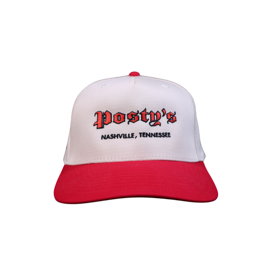 PM Natural/Red Logo Hat