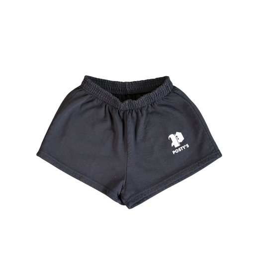PM Logo Navy Ladies Shorts