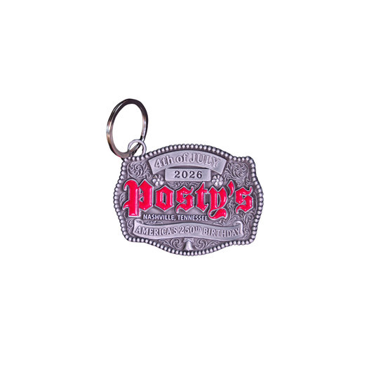 Posty's 4th of July Buckle Keychain