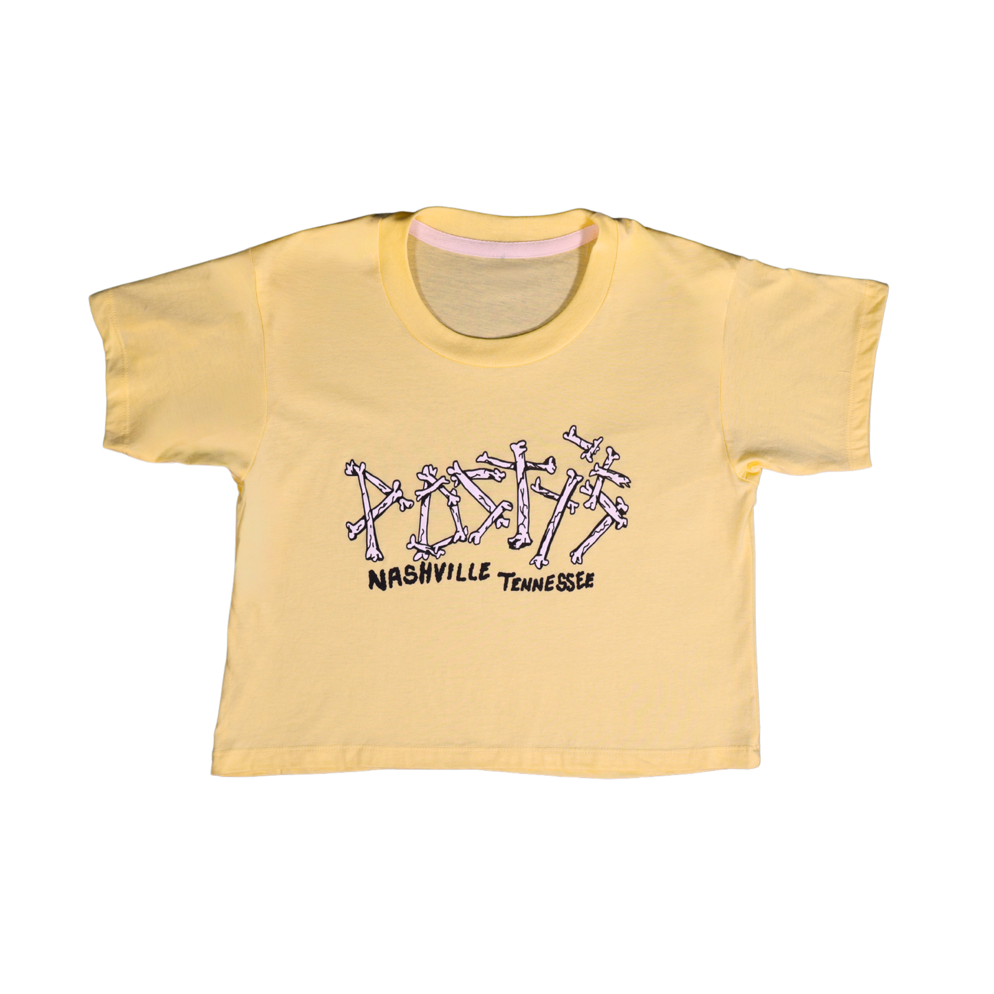 Posty's Yellow Crop Tee
