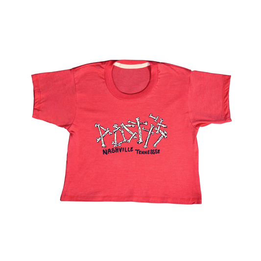 Posty's Red Crop Tee