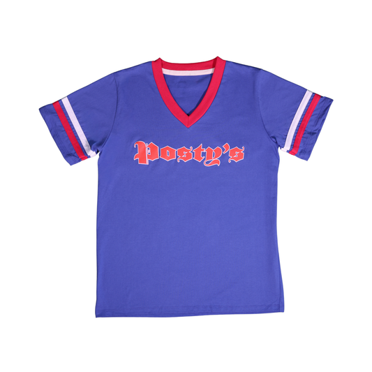 Posty's 4th of July Blue Ringer Tee
