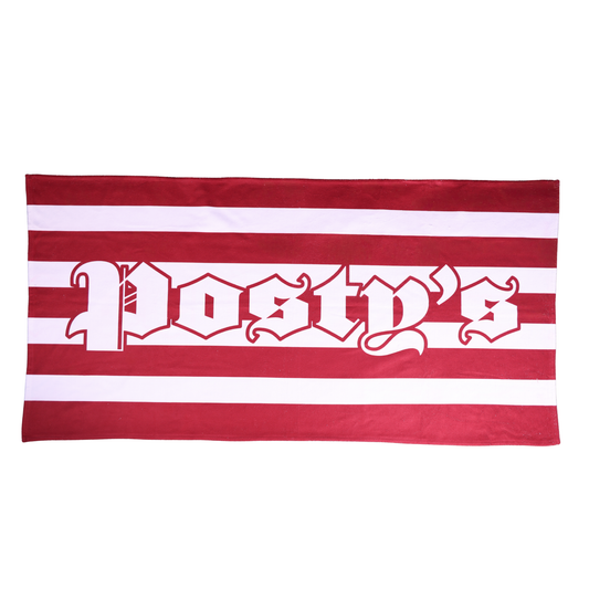 Posty's Red Stripe Towel