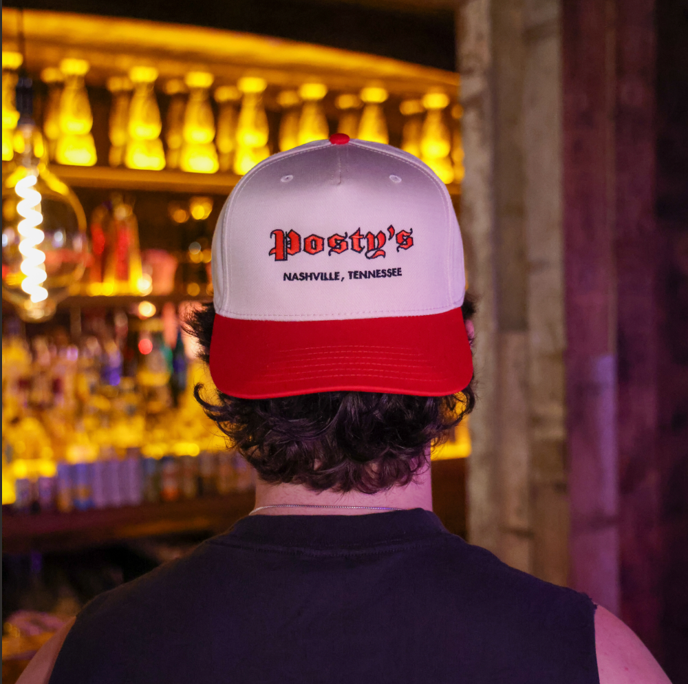 PM Natural/Red Logo Hat